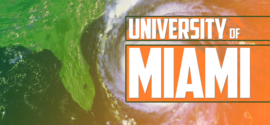 P 805 MIA University of Miami Hurricanes